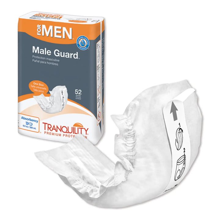 Tranquility Super Absorbent Male Guard 5.25" x 12.25", #2385 Tranquility