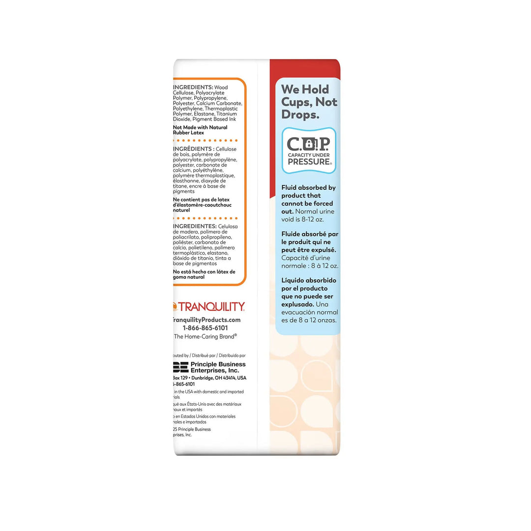 Tranquility Premium Maximum Super Absorbent Personal Care Pads, 12 Inch Length, #2480 Tranquility