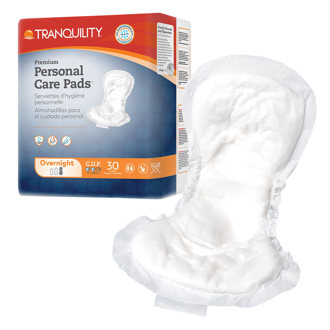 Tranquility Premium Overnight Heavy Absorbency Bladder Control Pad, 16 Inch, #2482