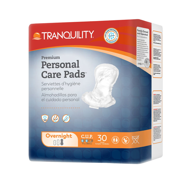 Tranquility Premium Overnight Heavy Absorbency Bladder Control Pad, 16 Inch, #2482