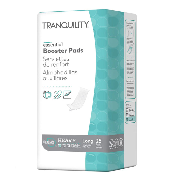 Tranquility Essential Super Absorbent Booster Pad, 4-1/4 X 15 Inch, #2762 Tranquility