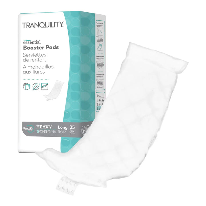 Tranquility Essential Super Absorbent Booster Pad, 4-1/4 X 15 Inch, #2762 Tranquility
