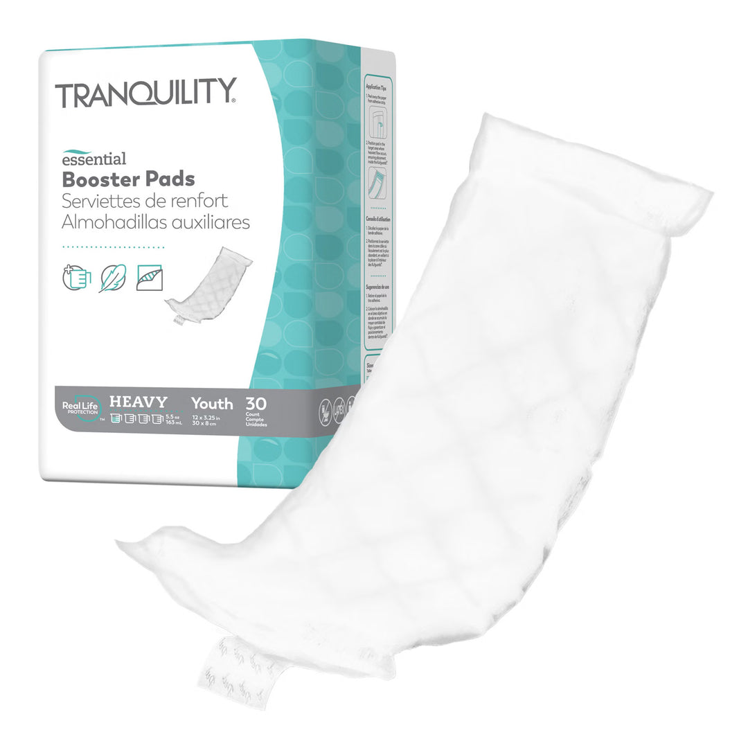 Tranquility Essential Heavy Absorbency Booster Pad, 3.5 X 12 Inch, #2770