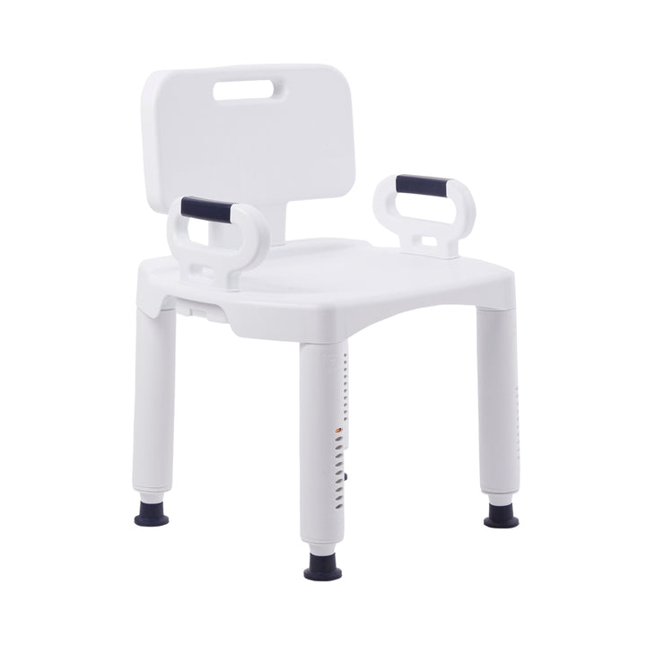 McKesson Bath Bench with Removable Arms and Backrest 21-1/4 Inch Seat Width 350 lbs. Weight Capacity