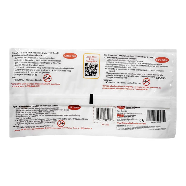 Tranquility ThinLiner Skin Fold Management Pad, 6X14 Inch, #3191 ABD Medical