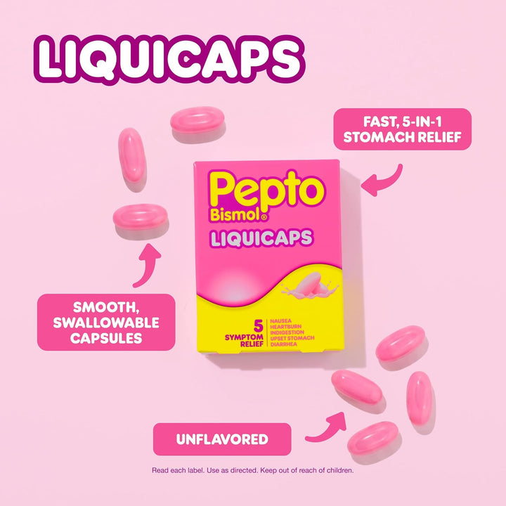 Pepto Bismol Anti-Diarrheal Chewable Tablet, 262 mg, 48 per Box ABD Medical