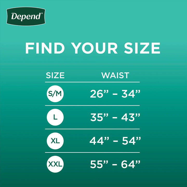 Depend Fresh Protection Underwear for Men, Heavy Absorbency, Large, #47926 Depend