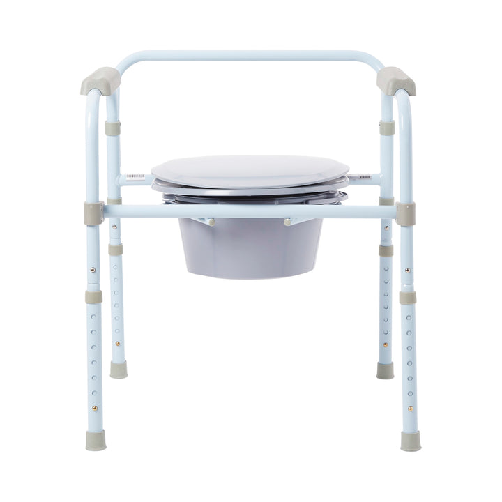 McKesson 3-in-1 Commode Chair 13-3/4 Inch Seat Width Upto 350 lbs