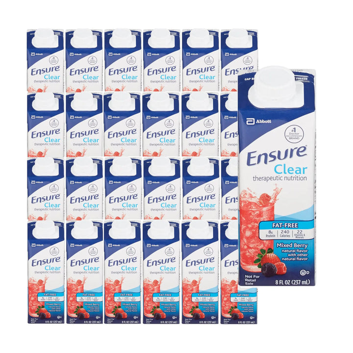 Ensure Clear Mixed Berry Nutrition - Therapeutic Liquid Carton, 8 oz, #64900 Abbott Nutrition
