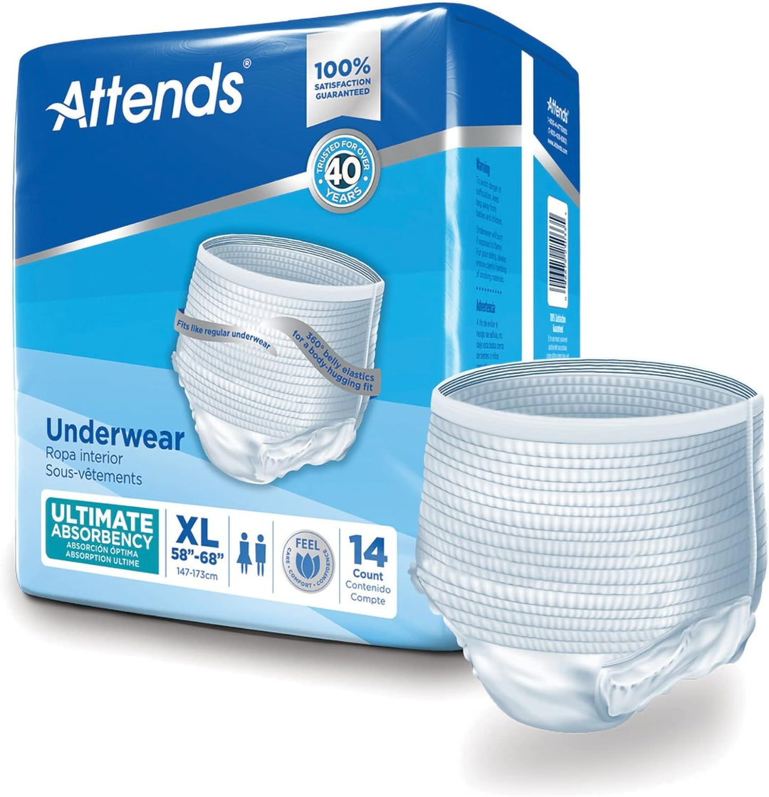 Attends Protective Underwear Ultimate Absorbency, X-Large, # APP0740