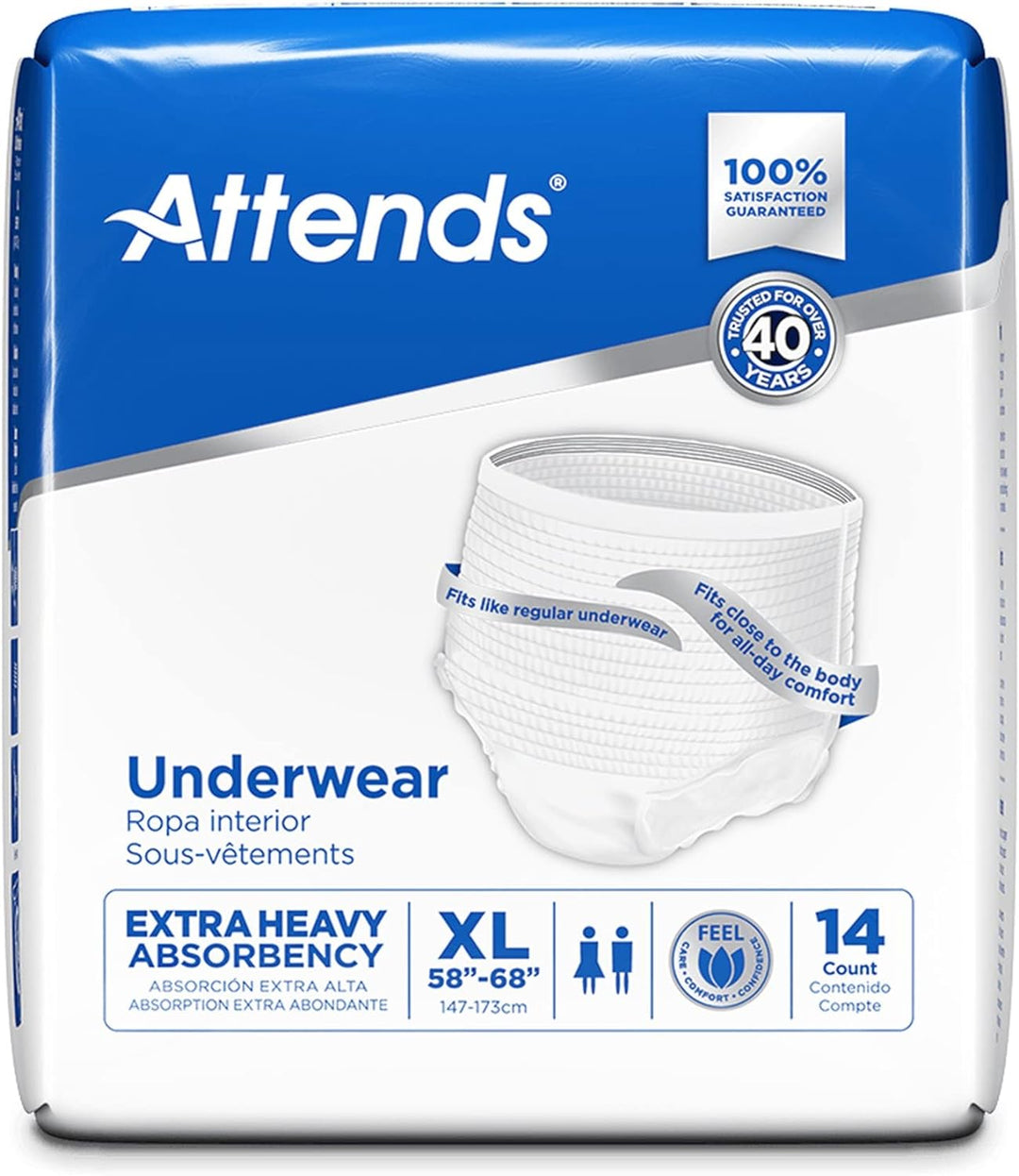 Attends Disposable Underwear Extra Heavy Absorbency, X-Large, #APV40