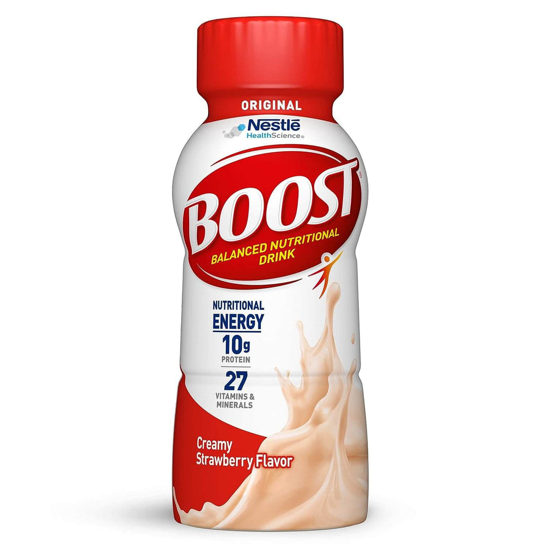 Boost Original Creamy Strawberry nutritional drink 8 fl oz bottle