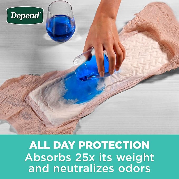 Depend Fresh Protection Adult Incontinence Underwear for Women - Maximum Absorbency