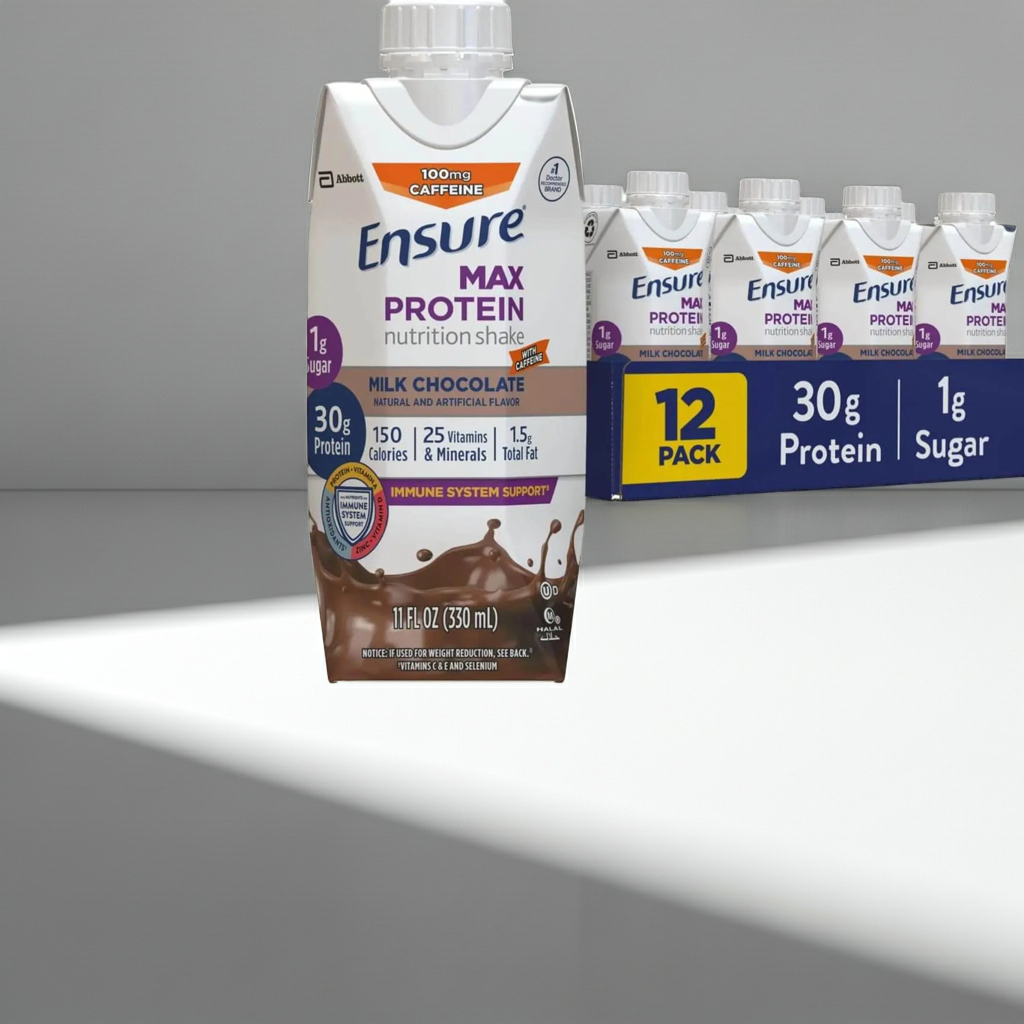 Abbott Nutrition Ensure Max Protein Shake, Milk Chocolate, 11 oz, #66899 Abbott Nutrition