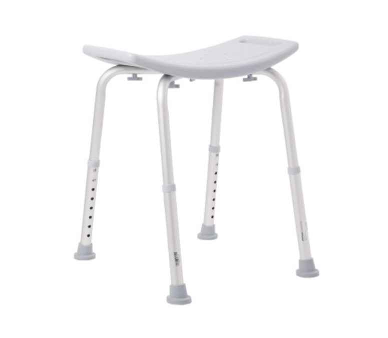 McKesson Bath Chair Without Arms Aluminum Frame Without Backrest