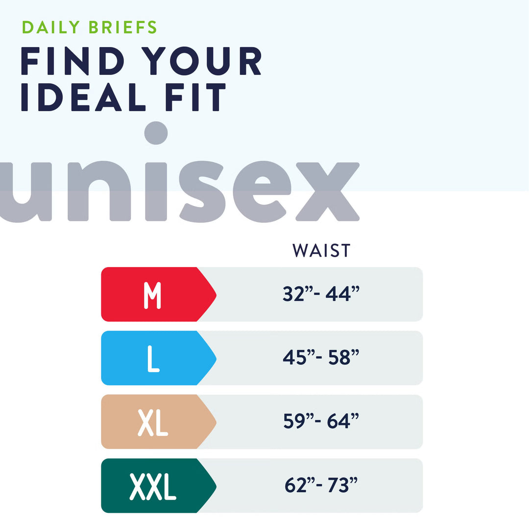 Prevail Nu Fit Daily Briefs, Extra Large, Maximum Absorbency, #NU-014/2