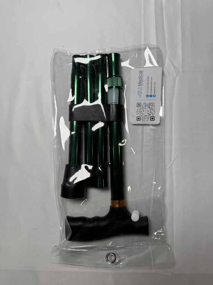 ABD Medical Walking Cane for Men/Women, Foldable and Adjustable from 32-37 Inches