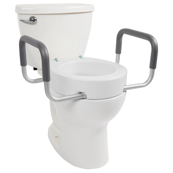 Vive Toilet Seat Riser with Arms, 300 lbs weight capacity, #LVA1071E