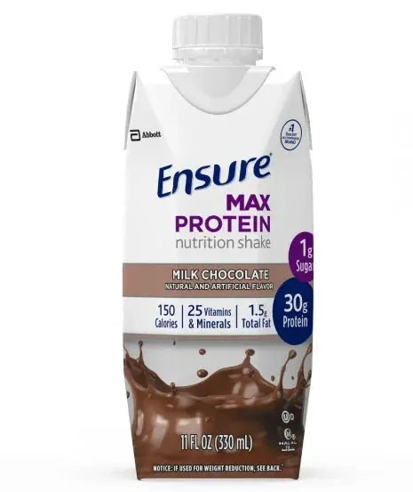 Abbott Ensure Max Protein Nutritional Shake, Ready To Drink, Milk Chocolate, 11 oz