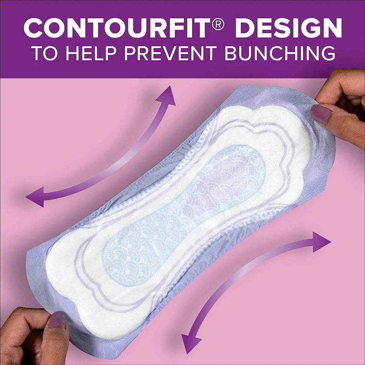Poise Fresh Protection 3 drop light absorbency pad featuring ContourFit design to help prevent bunching #51668