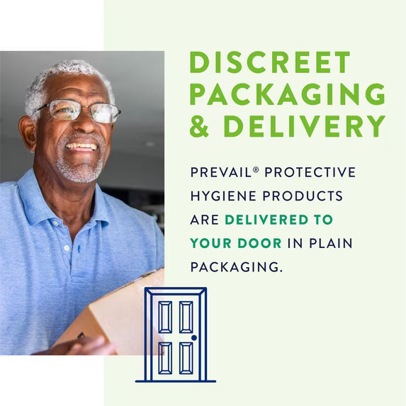 Prevail Nu Fit Daily Briefs Discreet Packaging & Home Delivery, Large