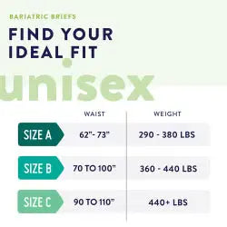 Prevail Bariatric Briefs with Tabs, Ultimate Absorbency, Size A / 2XL, #PV017 Prevail