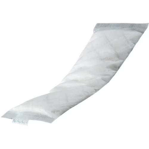 Single Tranquility Essential Super Absorbent Booster Pad showing contoured shape and soft flow-through fabric