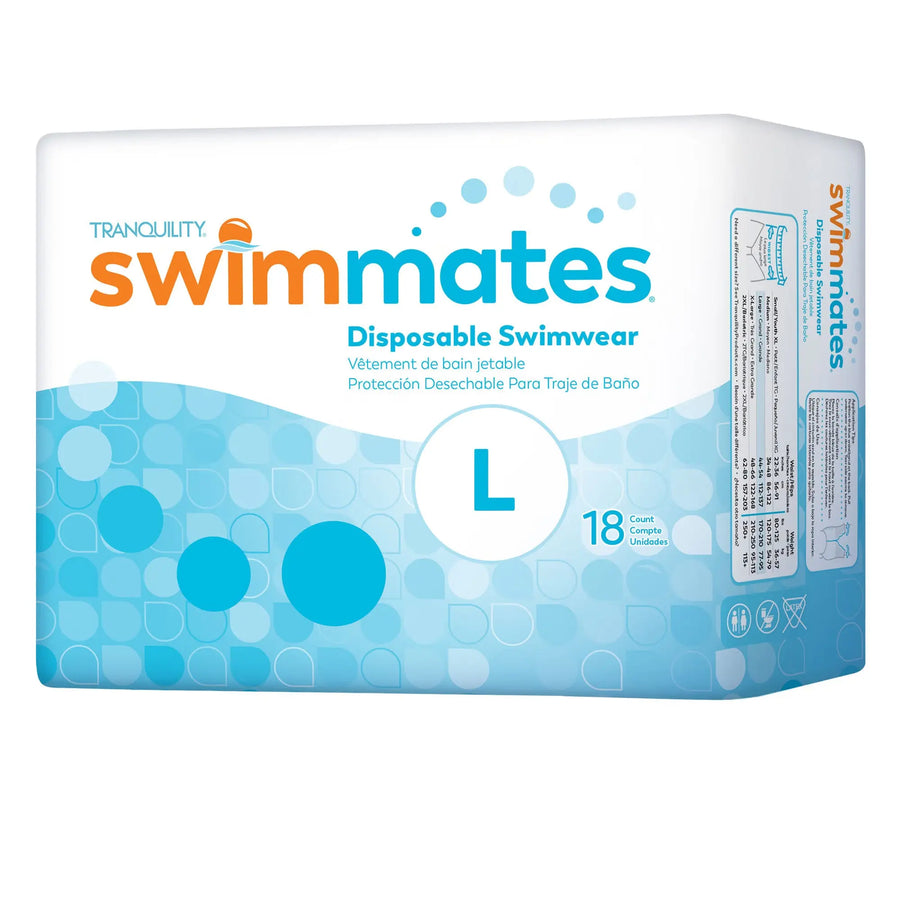 Tranquility Swimmates Disposable Swimwear Packaging Size Large 18 Count Pack Item 2846