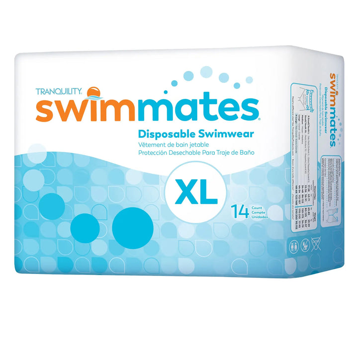Tranquility Swimmates Disposable Swimwear Packaging Size XL 14 Count Pack Item 2847