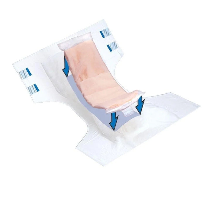 Tranquility TopLiner Mini Booster Pad Placed Inside Adult Diaper Brief #2072