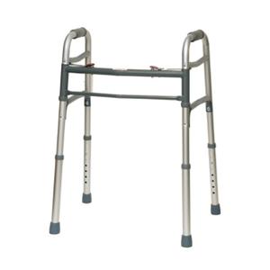 PMI Probasics Patient Walker, Adult, Two Button Release Folding, without Wheels, 300 lb Capacity