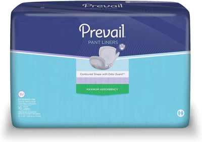 Prevail Pant Liners Overnight | Size 13" x 28" | 96/Case - Blue