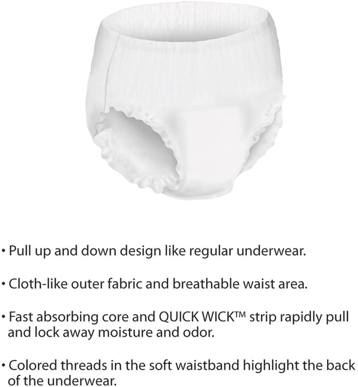 Prevail Extra Absorbency Incontinence Underwear Youth/Small Adult | 88 per case