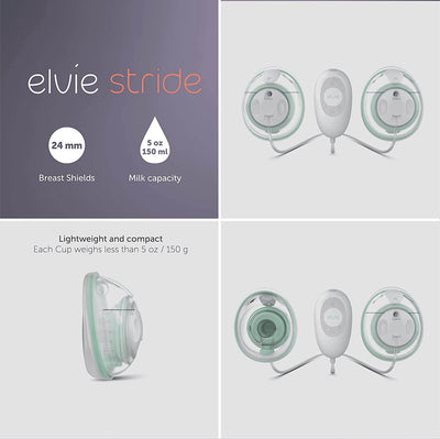 Elvie Stride Hands-Free Electric Breast Pump