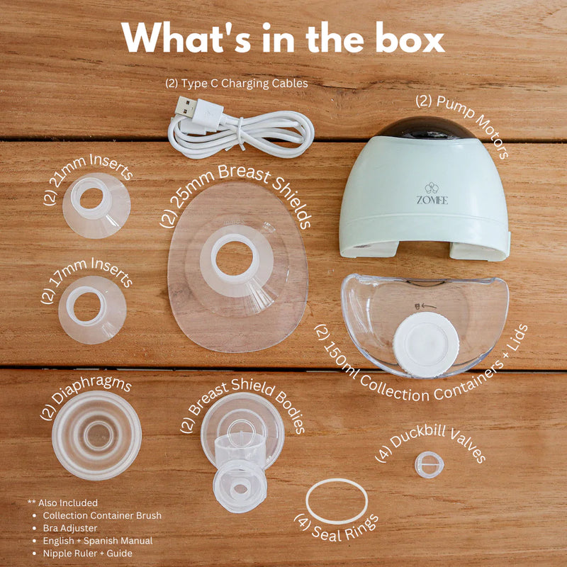 Zomee Fit - Hands Free Wearable Breast Pump