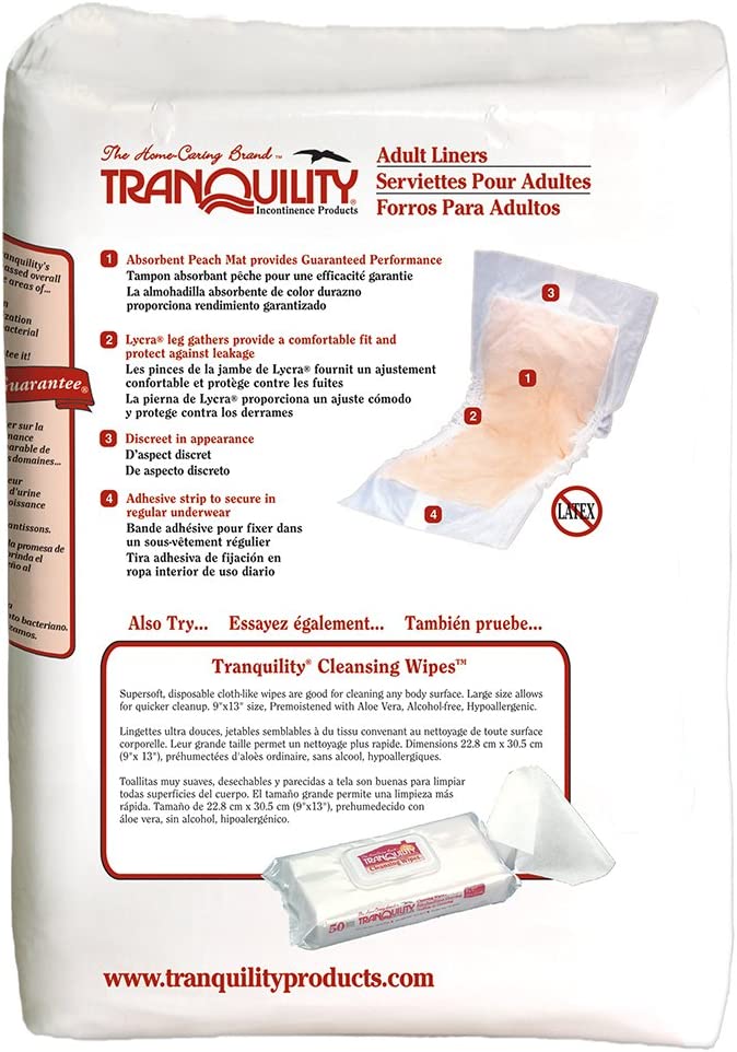 Tranquility Adult Incontinence Liners