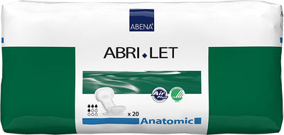 Abena Abri-Let Anatomic Fluff Incontinence Pads