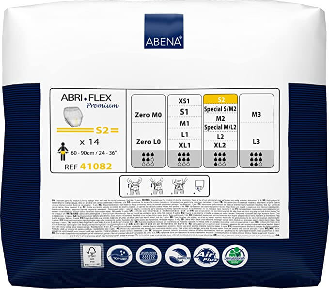 Abena Abri-Flex Premium Protective Underwear, Level 2 Small