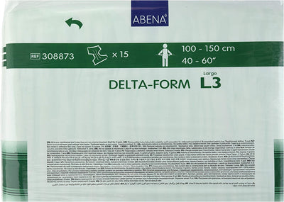 Abena Delta-Form Adult Incontinence Briefs, Level 3, Large