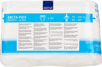 Abena Delta-Flex Premium Protective Underwear Small/Medium (60" - 110")