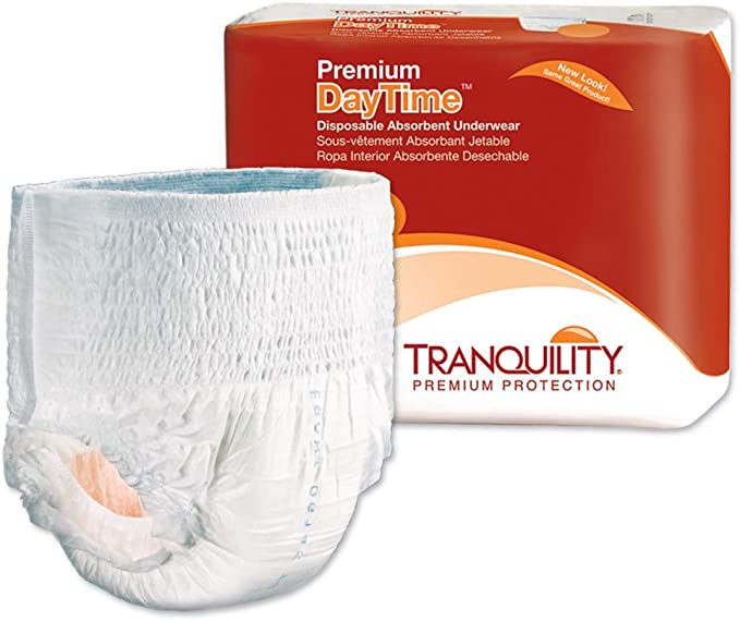 Tranquility Premium Daytime Adult Disposable Absorbent Underwear Extra-Large, 48" to 66"