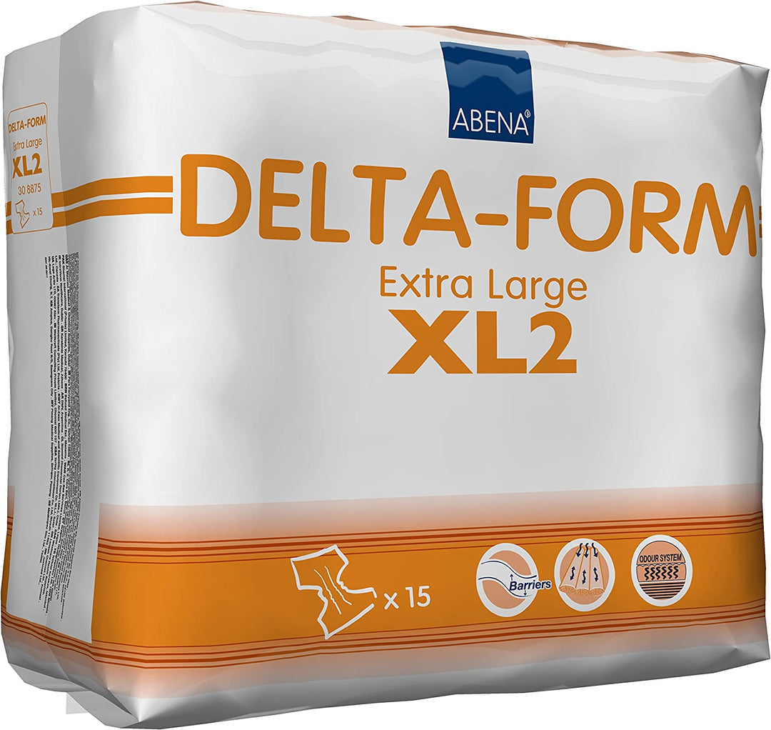 Abena Delta-Form Adult Brief, Extra Large, Level 2