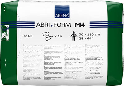 Abena Abri-Form Comfort Plastic-Backed Brief, Medium
