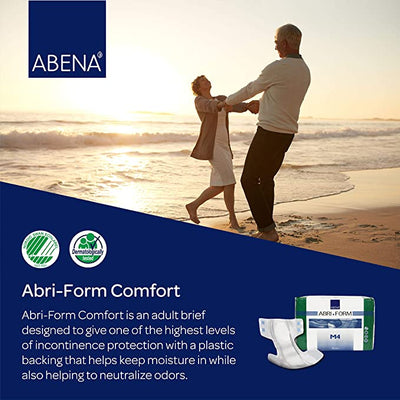 Abena Abri-Form Comfort Plastic-Backed Brief, Medium