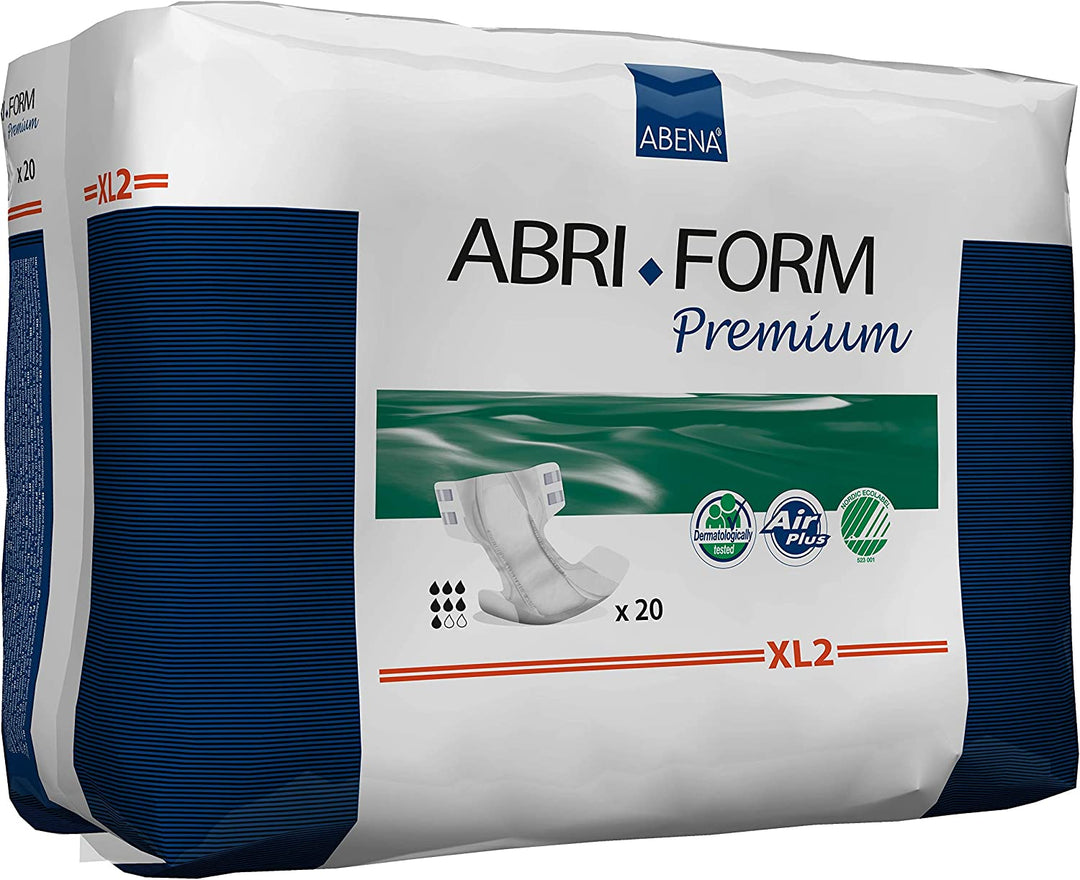 Abena Abri-Form Premium Adult Brief, Completely Breathable, Size XL2, XL
