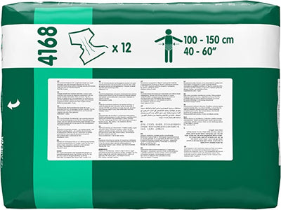 Abena Abri-Form Comfort Plastic-Backed Briefs, Level 4, Large
