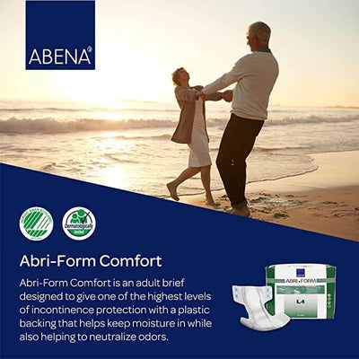 Abena Abri-Form Comfort Plastic-Backed Briefs, Level 4, Large