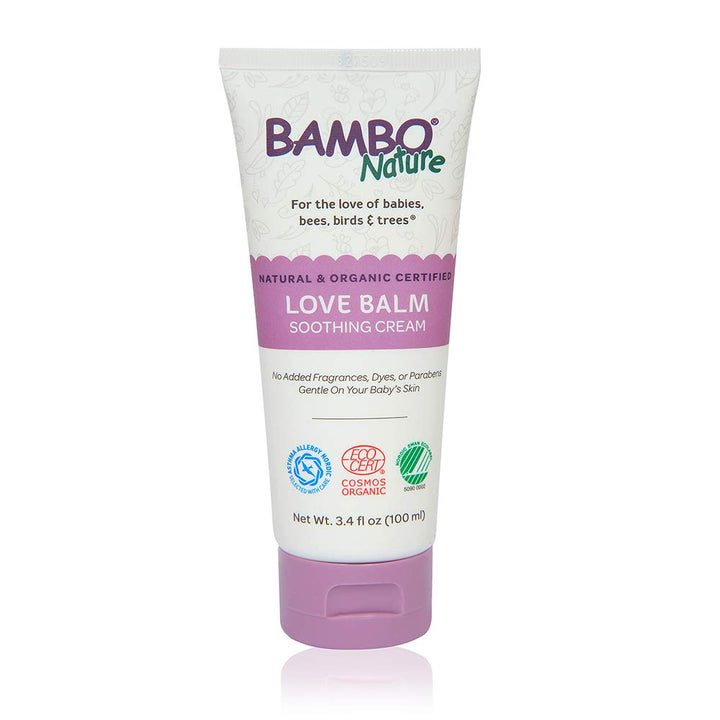 Abena Skin Protectant Bambo Nature Love Balm Soothing Baby Cream, 3.4 oz