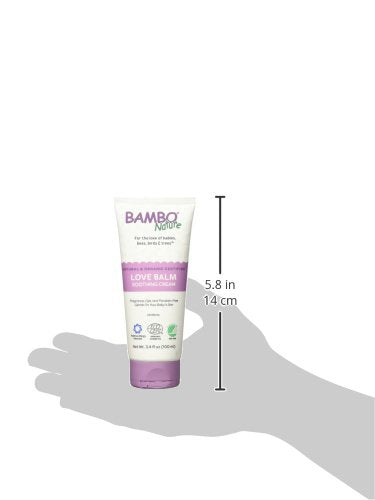 Abena Skin Protectant Bambo Nature Love Balm Soothing Baby Cream, 3.4 oz
