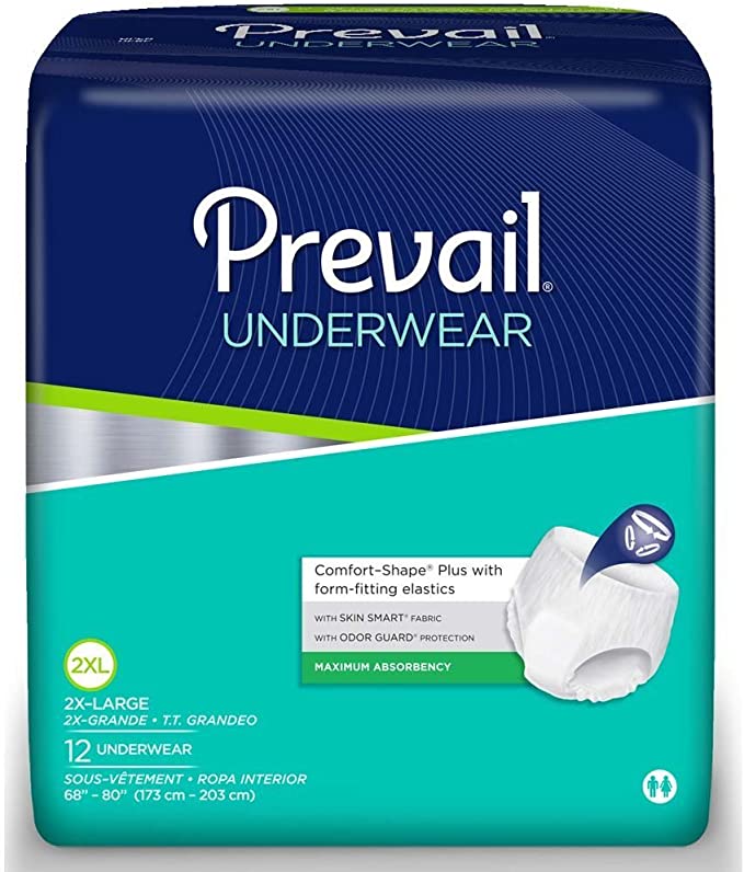 Prevail Maximum Absorbency Underwear, XX-Large (68" - 80")